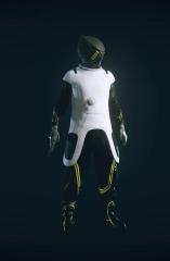 Black Mantis Suit with Yellow Accents