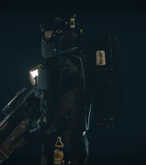 Black Ecliptic Spacesuit