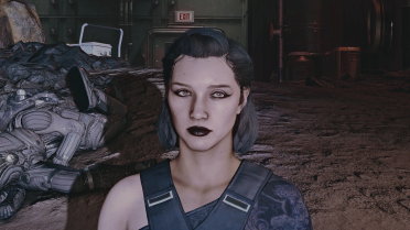 Make up for Andreja (Goth look with and without moles)