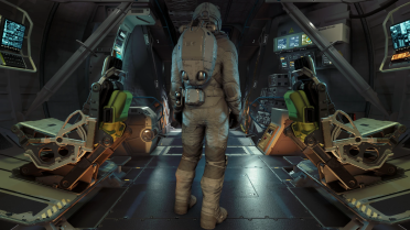 White Constellation Spacesuit