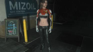 Claire Elza Crop Top And Leather Pants