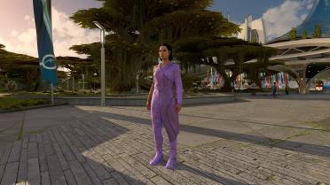 Andreja's Violet Dress