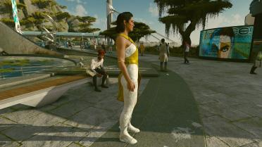 Andreja Yellow And White Outfit Recolor