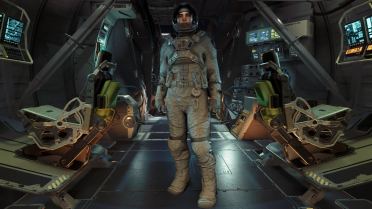 White Constellation Spacesuit