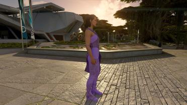 Andreja's Violet Dress