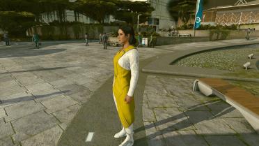 Andreja Yellow And White Outfit Recolor