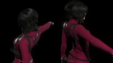 Ada's SW Hair In The Main Game Cutscenes