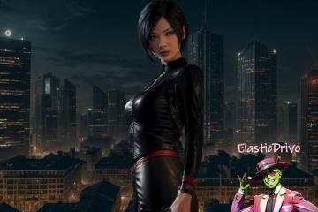 Ada Elastic Leather Suit