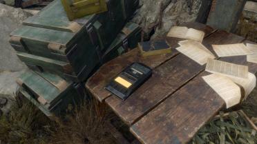 Tape Recorder Over Typewriter