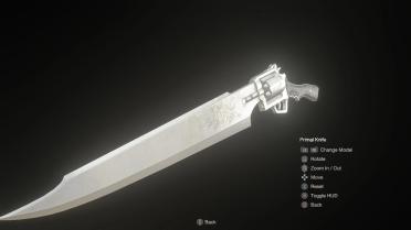 Squall Revolver Gunblade As Knife