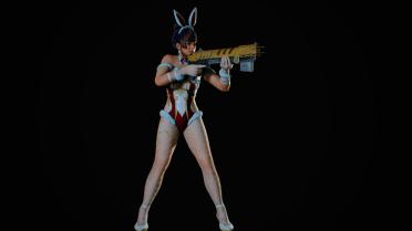 Nyotengu Bunny Clock