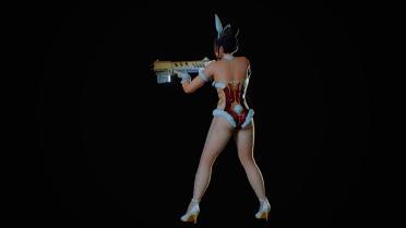 Nyotengu Bunny Clock