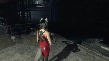 Visible Weapons on Ada's Back