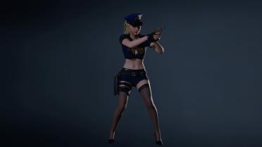 Claire Bad Cop - Ultra Skin Pack