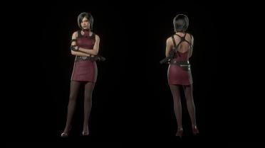 Ada Wong Dress - RE4 2004 Classic Style Outfits (Recolored)