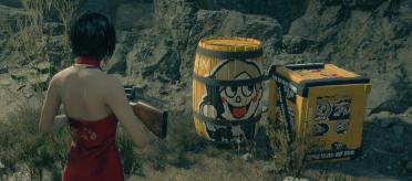 Cartoon Wooden Barrels And Boxes