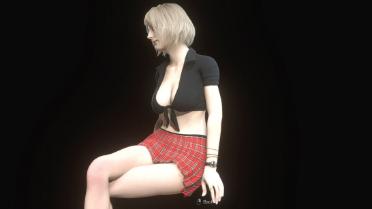 Pure and Coquettish Student Girl Ashley