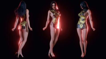 Claire Dragon Dress - Pack