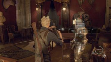 Visible Weapons on Wesker's Back