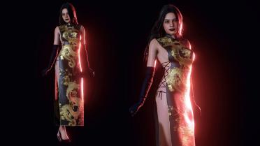 Claire Dragon Dress - Pack