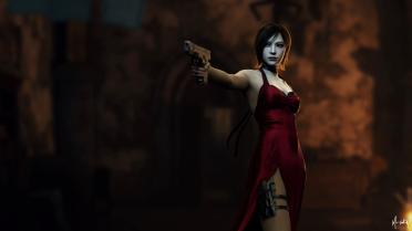 Ada Wong Red Dress Reimagined