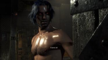 Naked Villain Luis Erected Wet