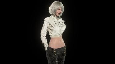 Ashley Romantic Crop Top