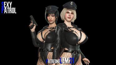 Ashley and Ada Sexy Patrol