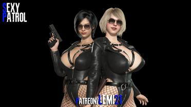 Ashley and Ada Sexy Patrol