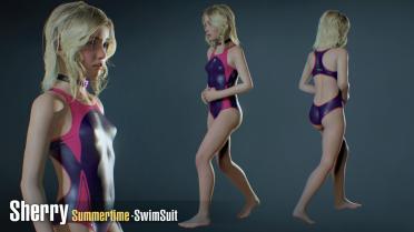 Sherry swimsuit [summer hair]