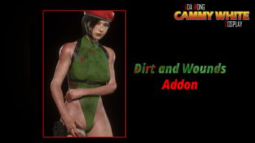 Ada Cammy White Dirt And Wounds Add-on