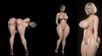 RE4: Ashley & Claire Mega Busty Nude