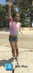 3ds max little girl nn [loadable]