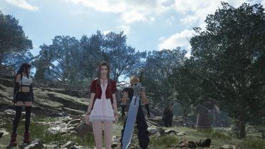 Aerith's Short Lace Skirt