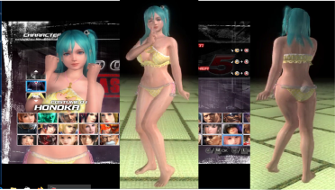 Bulma Honoka Gold Cerro Azul Bikini