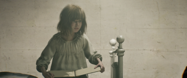 Emily Brown Hair and Blue Eyes