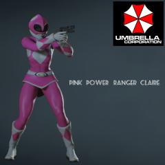 Pink power ranger claire 