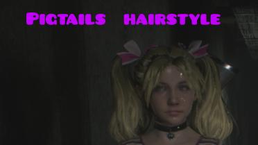 Pigtails hairstyle