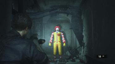 Ronald mcdonald as Mr x