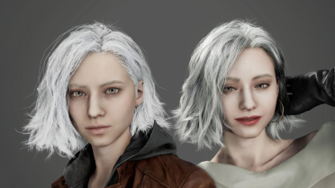 Black and White Hair - Grace Ashcroft