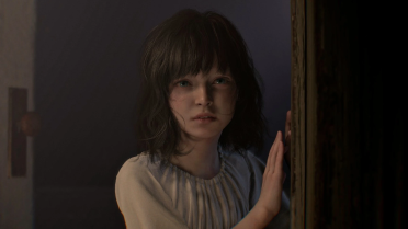 Emily Brown Hair and Blue Eyes