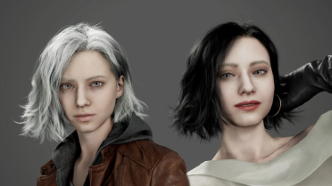 Black and White Hair - Grace Ashcroft