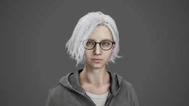 Black and White Hair - Grace Ashcroft