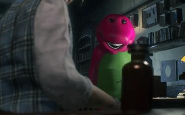 Brian irons as barney 