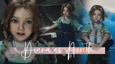 Diana as Young Aerith