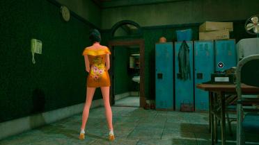 Ada Wong With Sexy Dress and Heels