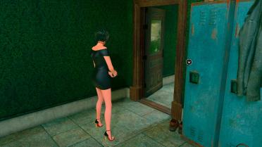 Ada Wong With Sexy Dress and Heels