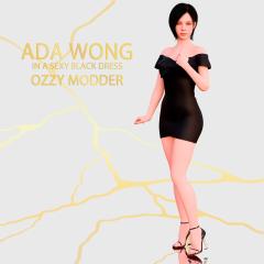 Ada Wong With Sexy Dress and Heels
