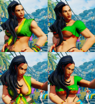 Laura nip slip costumes