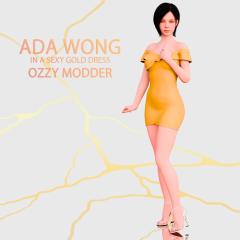 Ada Wong With Sexy Dress and Heels